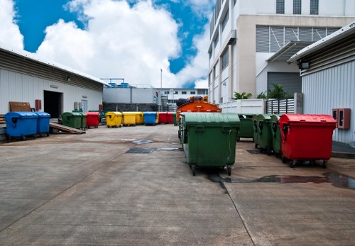 Organic waste composting process in a Soho restaurant